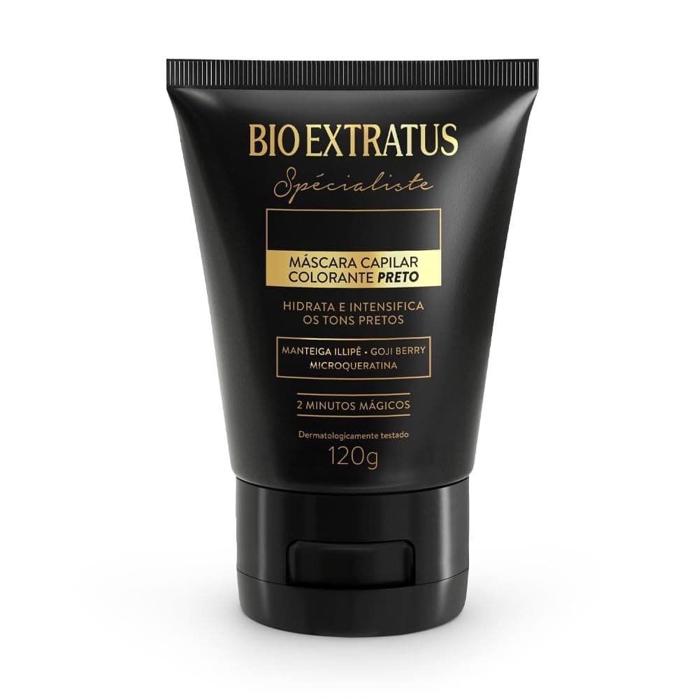 Máscara Bio Extratus Spécialiste Colorante Preto 120g