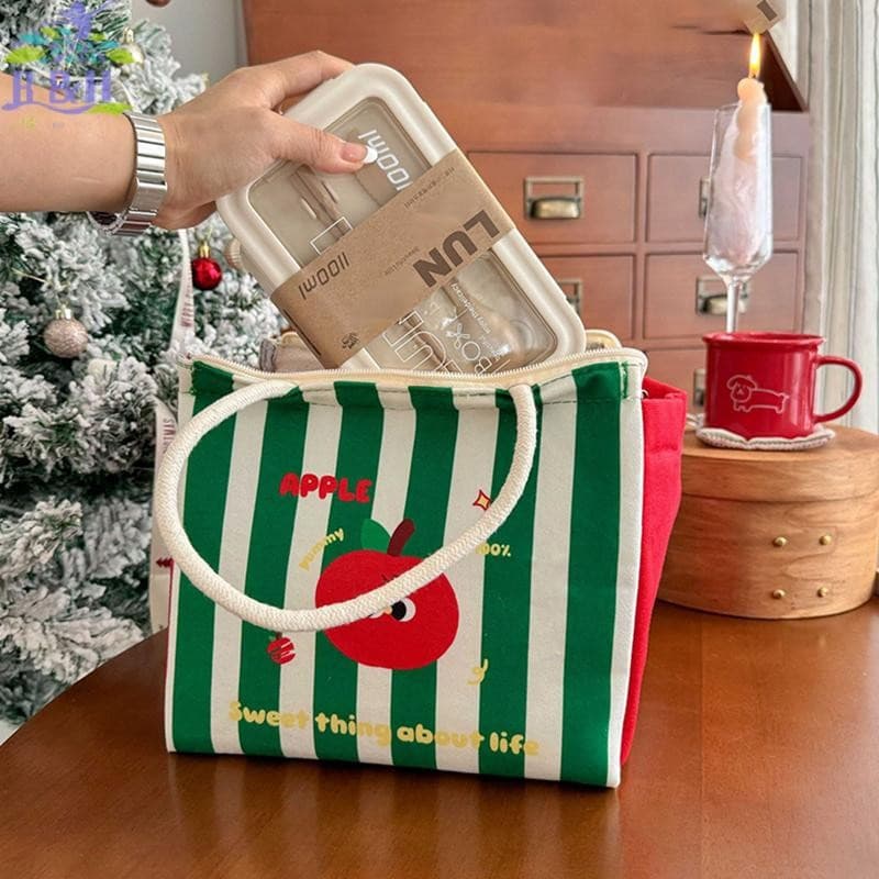 " B & H Jul À Prova De Bolsa De Lancheira Elegante E Casual Bento Lanche Portátil { vn }