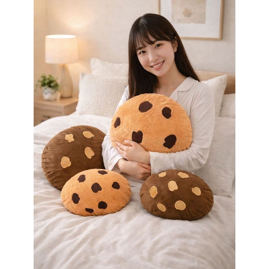 Almofada Decorativa Biscoito Cookie Fofa Macia 30cm ou 40cm