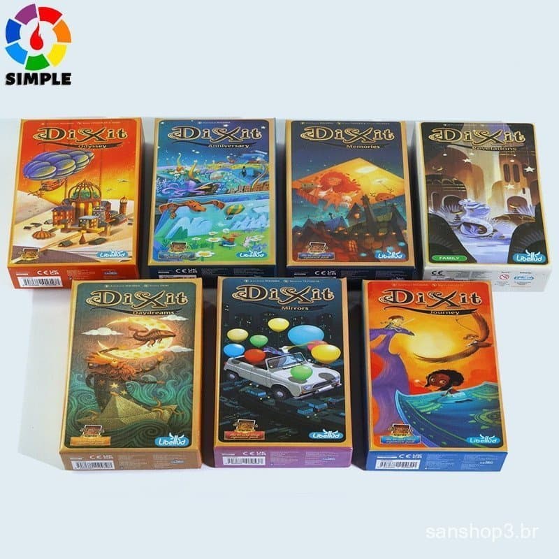 Jogos De Tabuleiro De Cartas Dixit Contadoras De Histórias De 12x8 cm