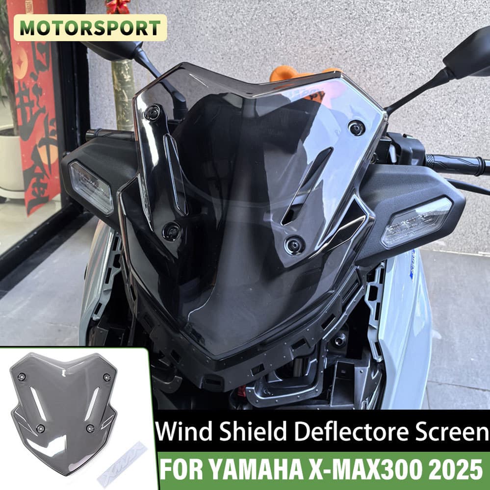 Defletor De Para-Brisa Dianteiro De Motocicleta , Tela Esportiva YAMAHA X-MAX300 XMAX300 Tech MAX/+ 2025