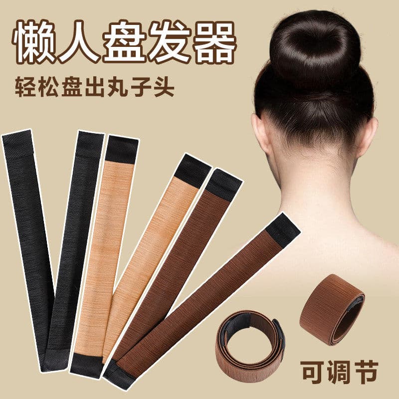 Bobina de cabelo bola cabeça fixação ferramenta útil acessórios para o cabelo feminino preguiçoso Bud cabeça Curling fer