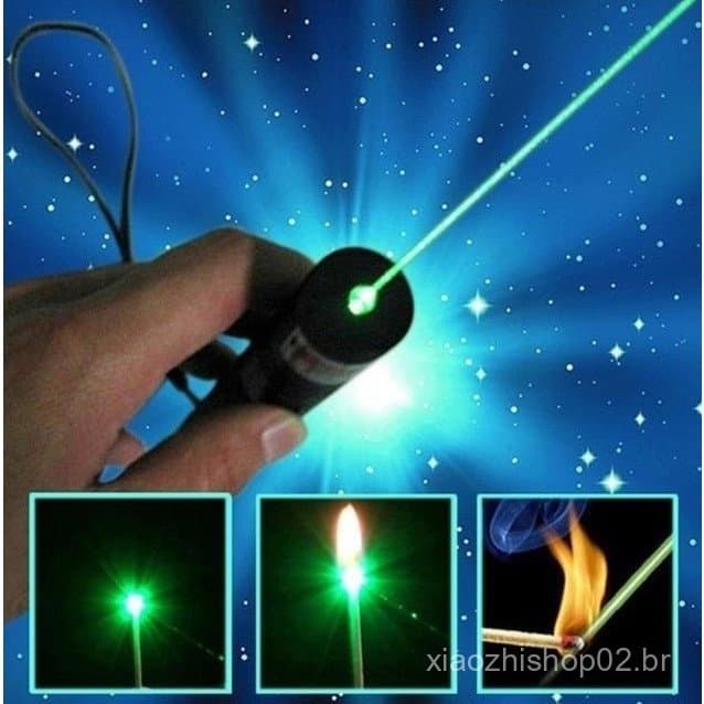 Ponteiro Laser Poderoso de 5MW Vermelho/Verde Roxo/Transparente, Feixe de Alta Potência para Caça (Bateria Não Incluída)