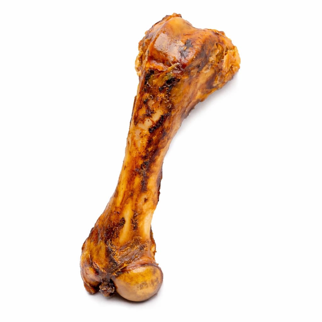 Kit Mordedor Natural Para Cães Desidratado Osso Fêmur Bovino Petisco Cachorro 3un