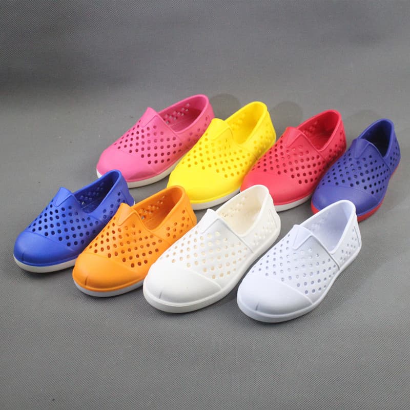 Verão leve jardim buraco sapatos meninos meninas crianças sapatos de praia sapatos de sola macia da criança sandálias ch