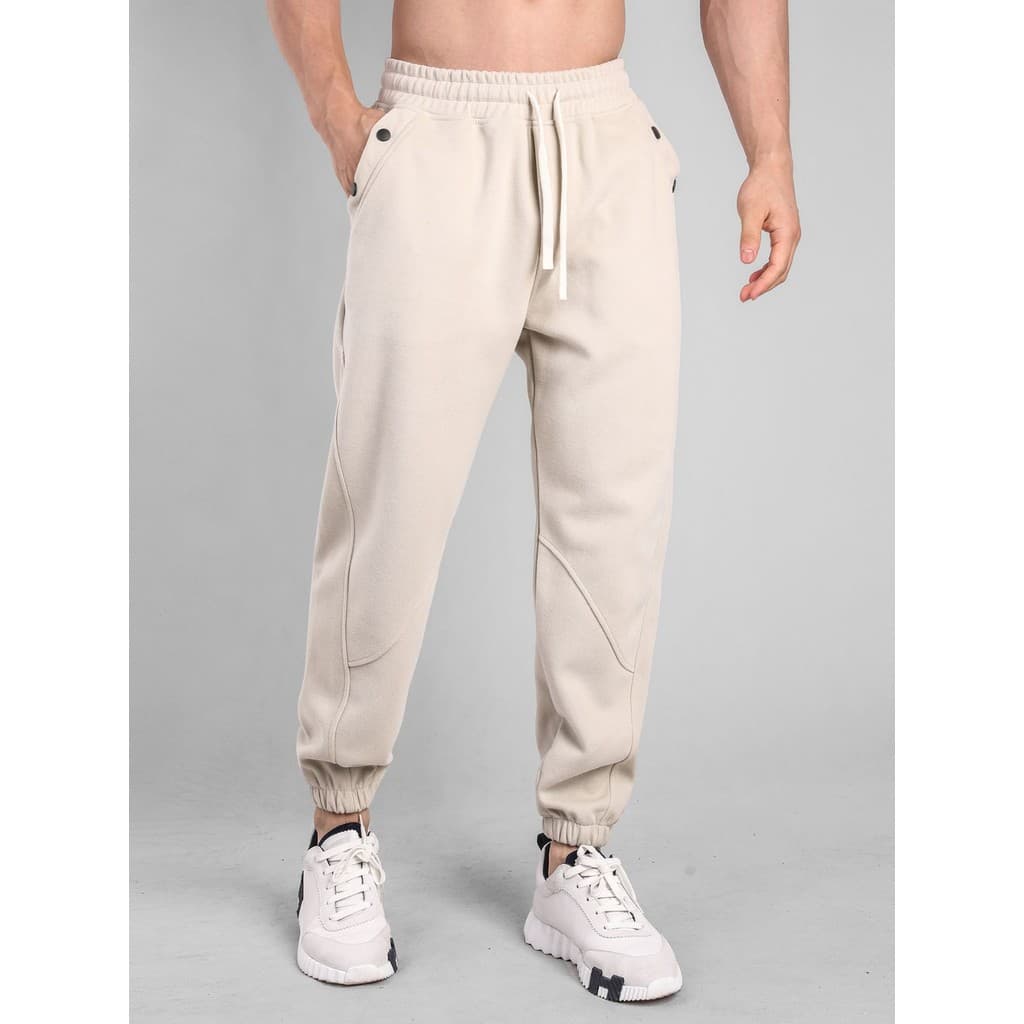 Primavera outono novo estilo Casual esportes Sweatpants masculino americano calças soltas tamanho grande correndo treina