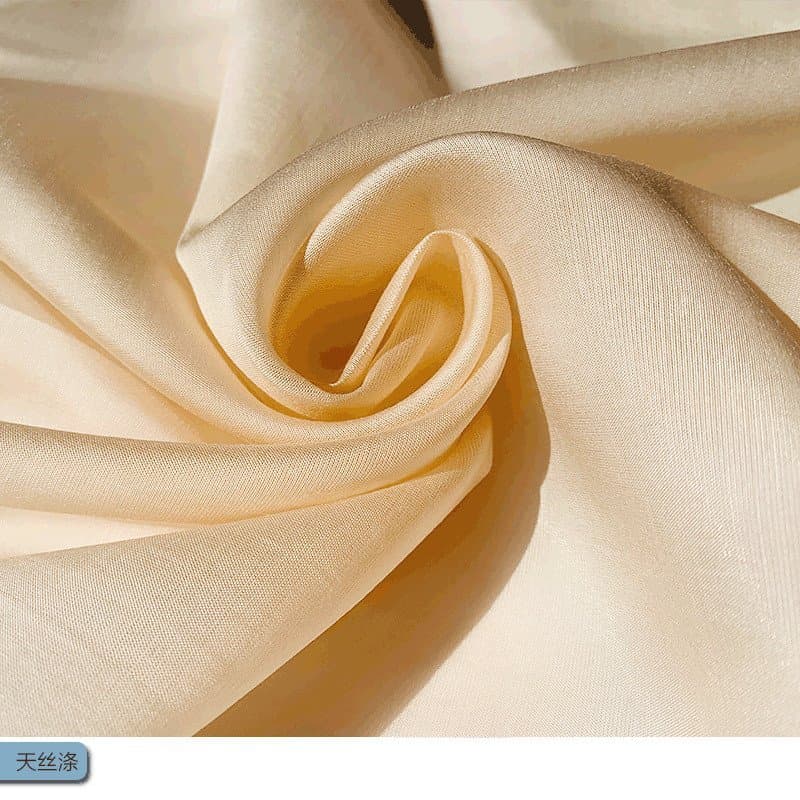 Nova Moda Primavera/Verão 2023 para Roupas Femininas: Tecido de Mistura Tencel-Poliéster para Vestidos e Camisas Finas,