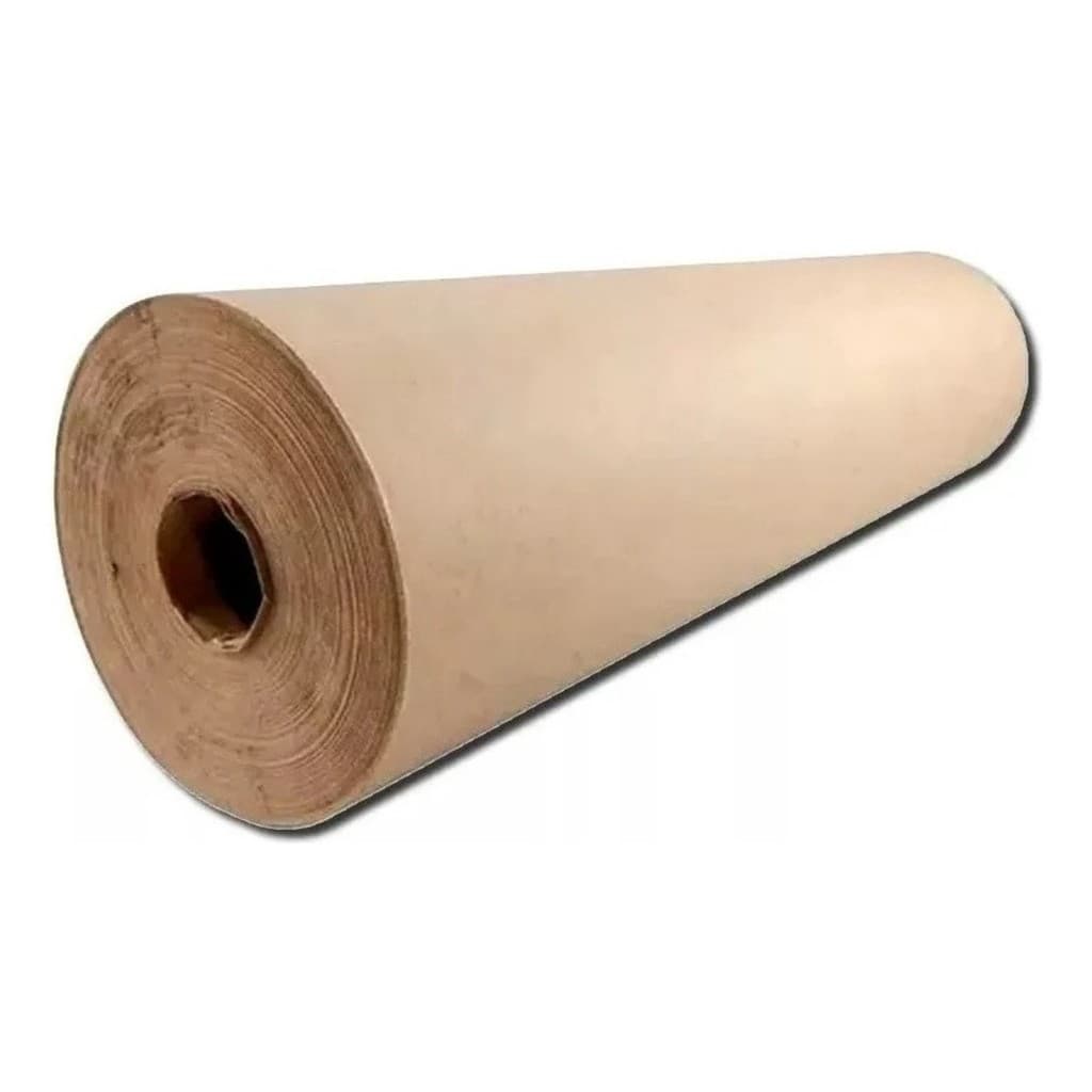 Bobina de Papel Semi Kraft 60 cm com 100m Largura Resistente Embalagem Caixa