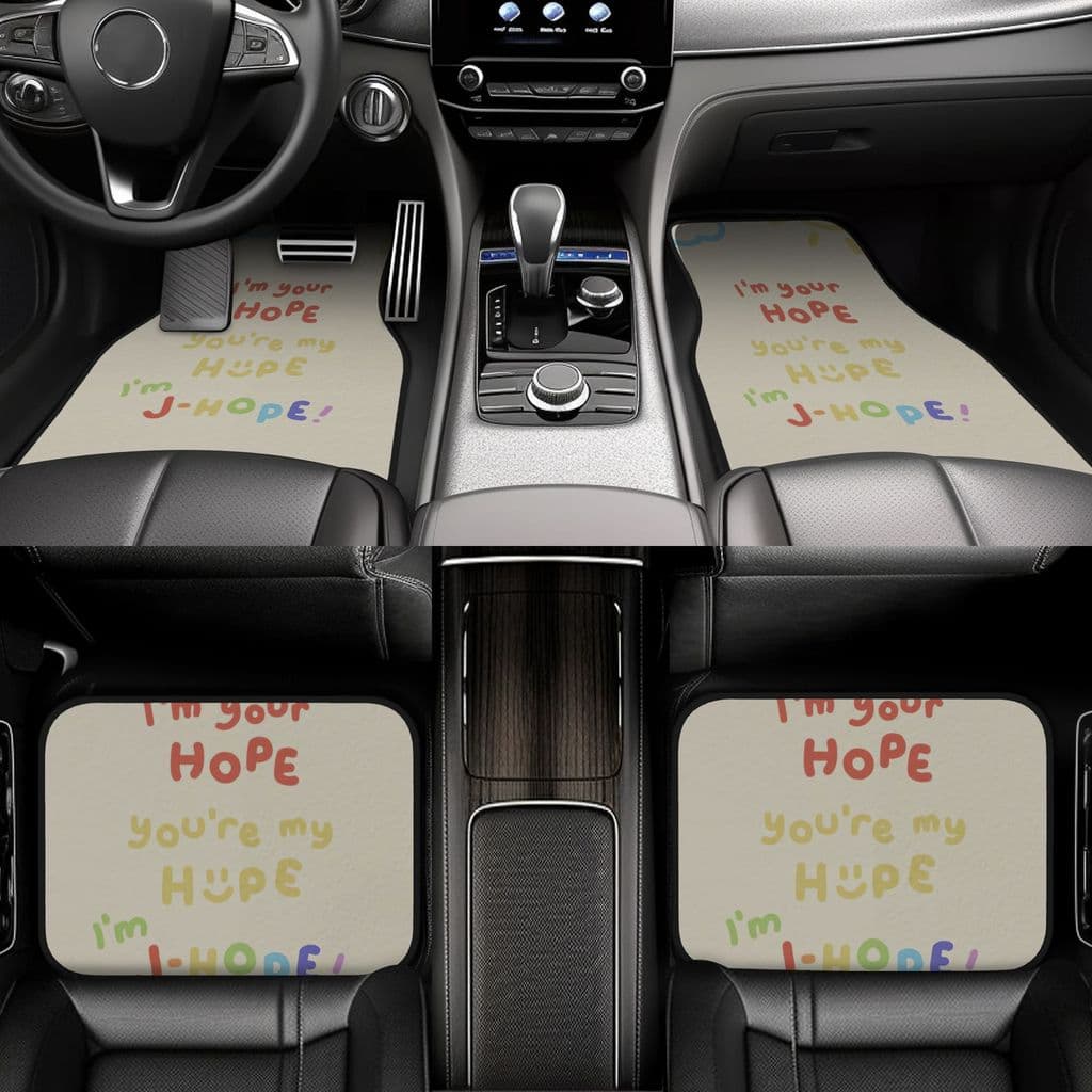 Os Tapetes Universais De Quatro Peças Do Kpop Bts São Projetados Para Caber Na Maioria Dos Carros , Proporcionando Uma B