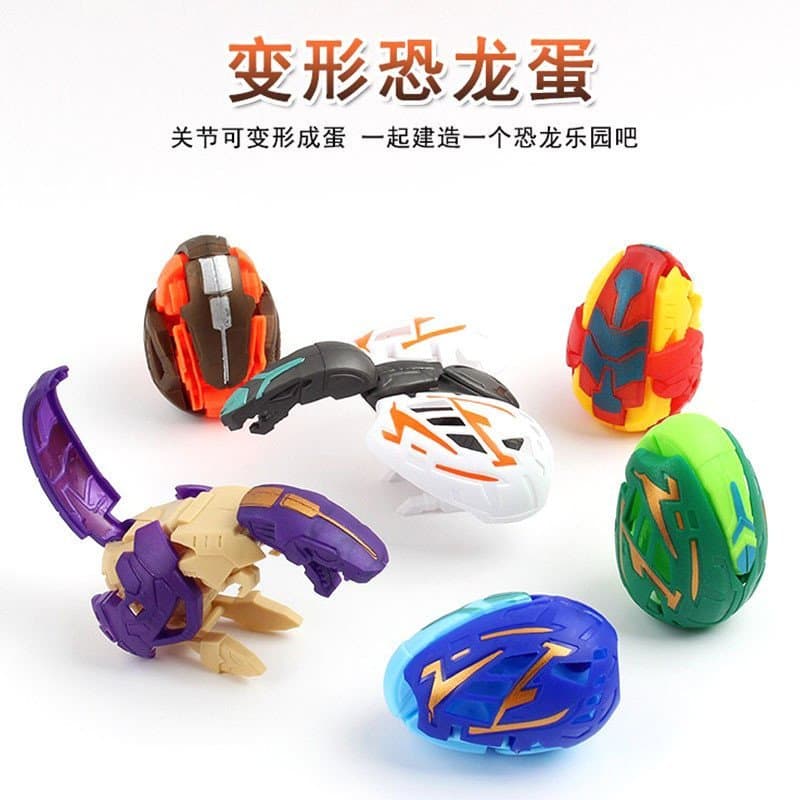 Ovo de Dinossauro Transformável, Brinquedo Educativo Infantil, Desenvolvimento Cerebral, Cápsula Gacha, Conjunto de Mode