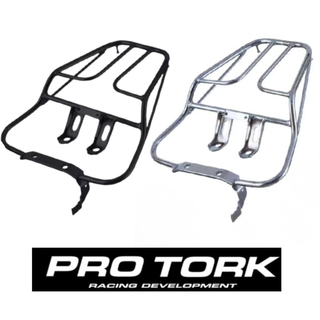 Bagageiro CG Titan 150/150 Sport Ano 2004 A 2008 Preto ou Cromado Pro Tork Suporte Bau