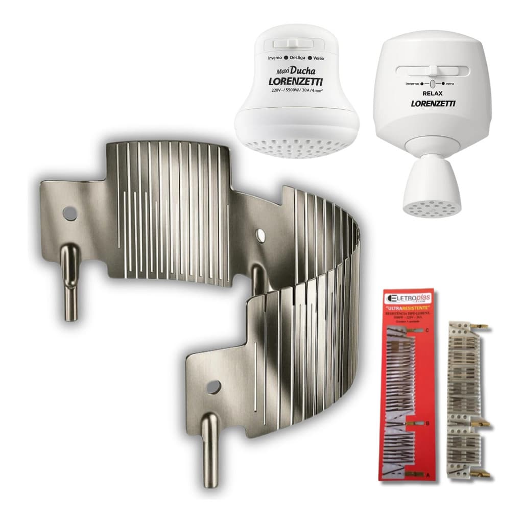 Resistência Maxi Banho Ultra Relax Bello Loren 5500w 220v Chuveiro Lorenzeti Ducha Ultra Torneira