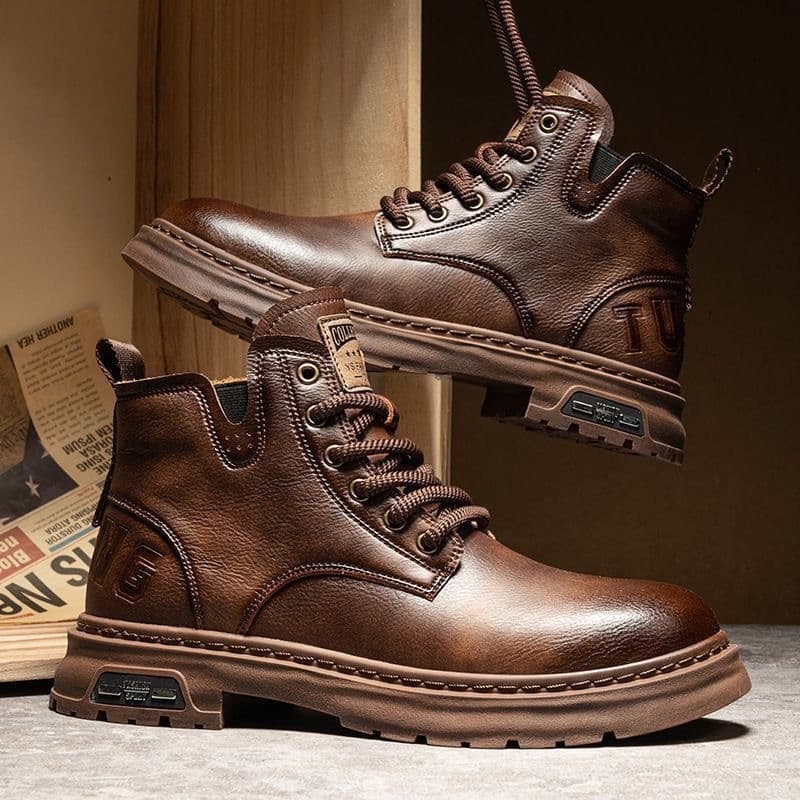 Único algodão masculino Martin botas na moda britânico geral botas casuais tamanho grande versão coreana All-Match sapat