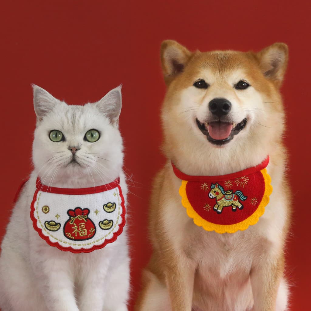 Cão Gato Babador Acessório Bonito Dos Desenhos Animados Baba Toalha Pet Colar Cachecol Foto Decoração De Festa De Ano No