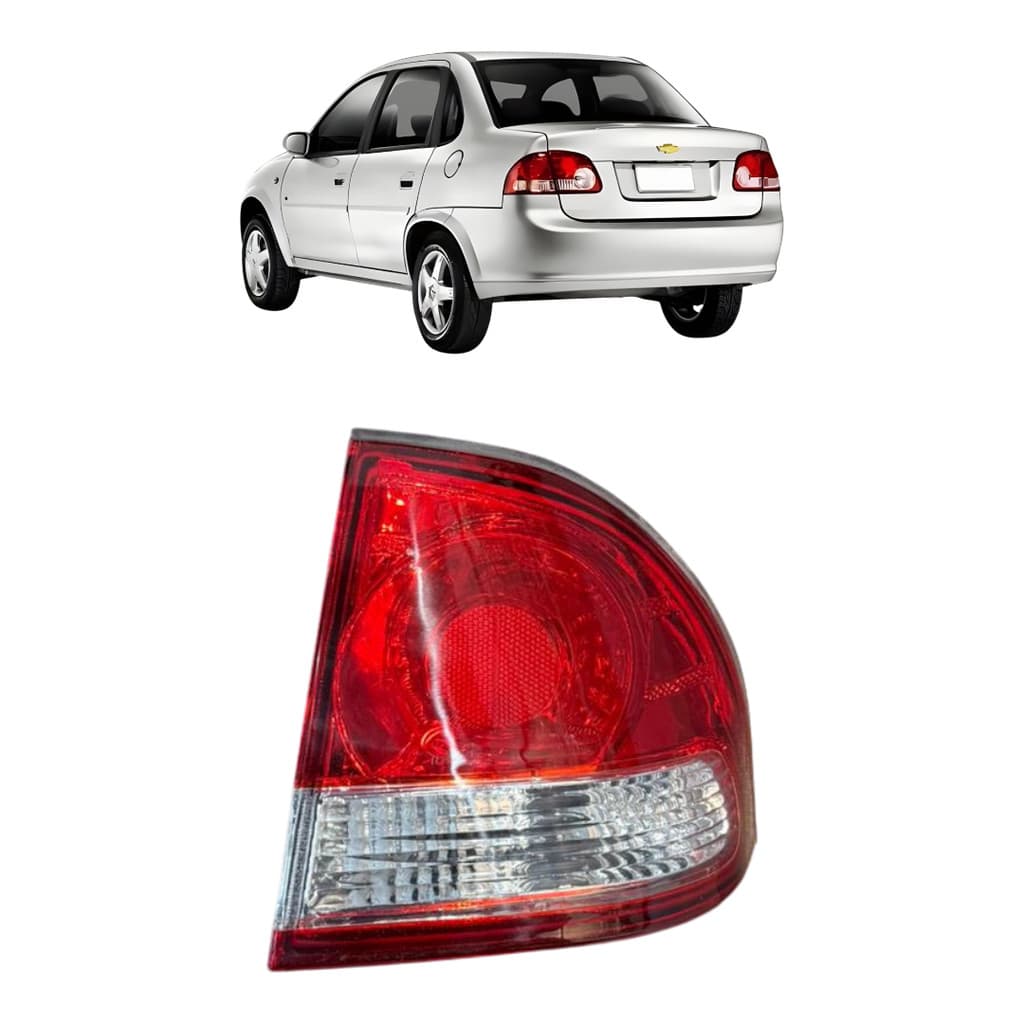 Lanterna Traseira Corsa Classic 2011 à 2016 Bicolor Canto
