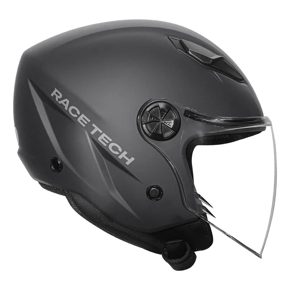Capacete Racetech Aberto Play Matte Titanium Lançamento