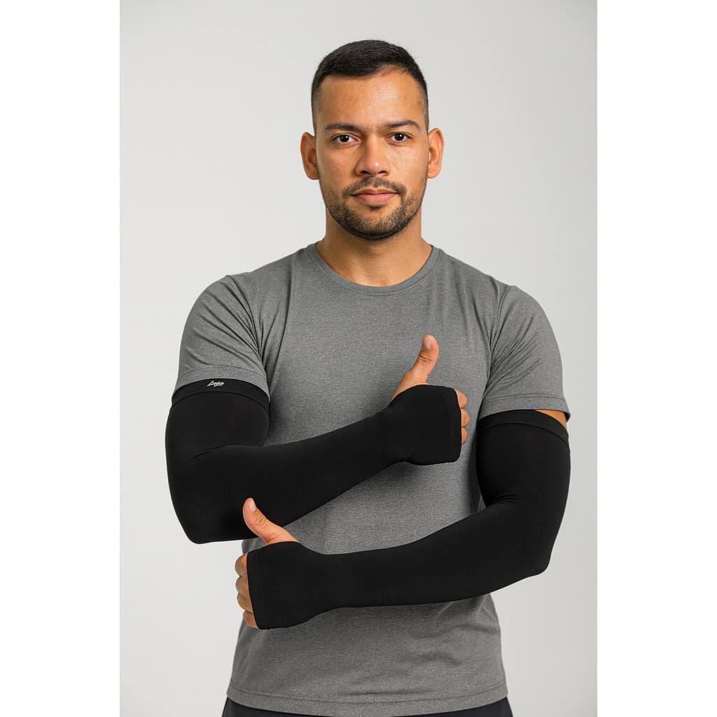 Manguito Unissex Com Luva Albatroz  Manga Dry Proteção Solar Uv+50