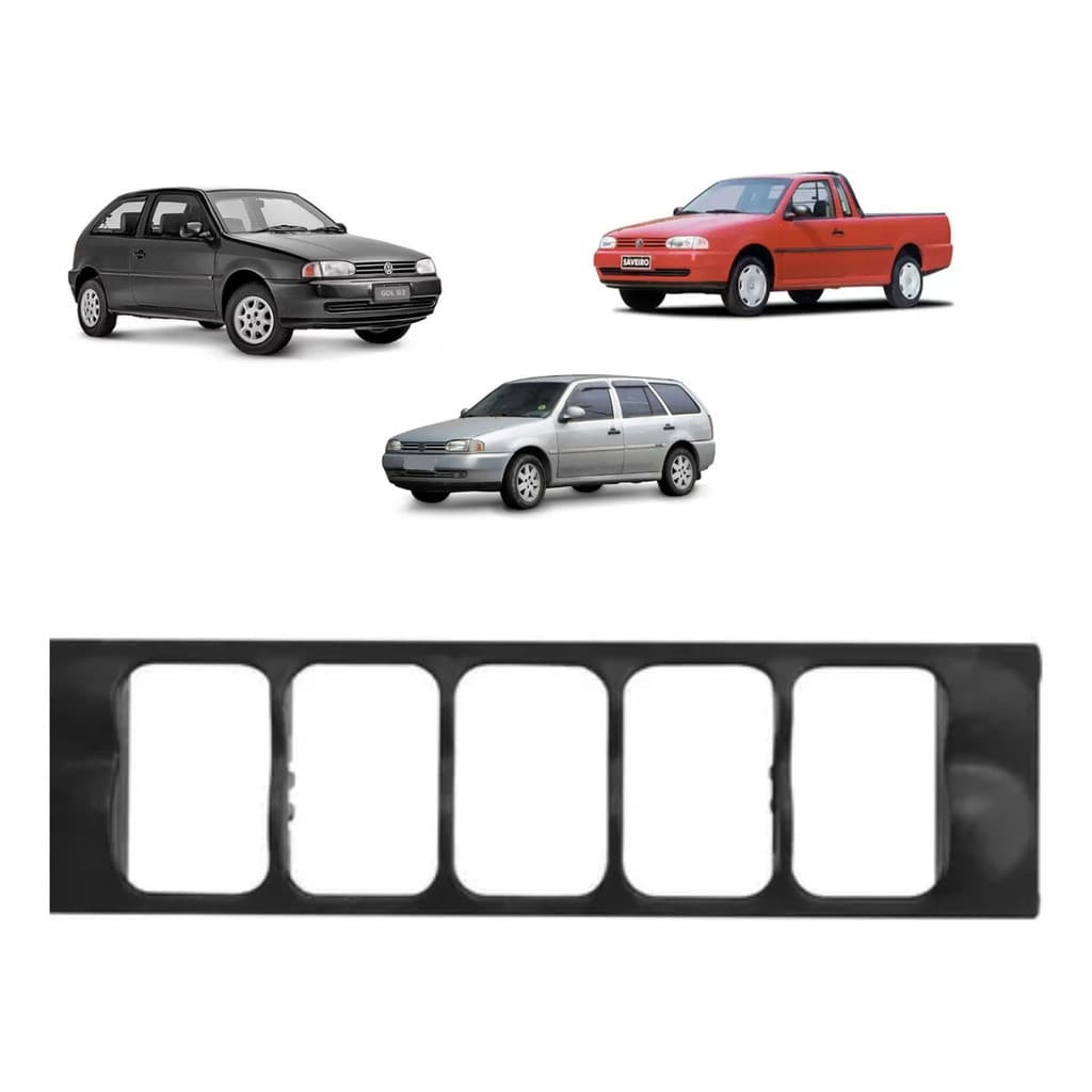 Moldura Painel Botão Vidro Elétrico Gol G2 Bola 1995 1996 97