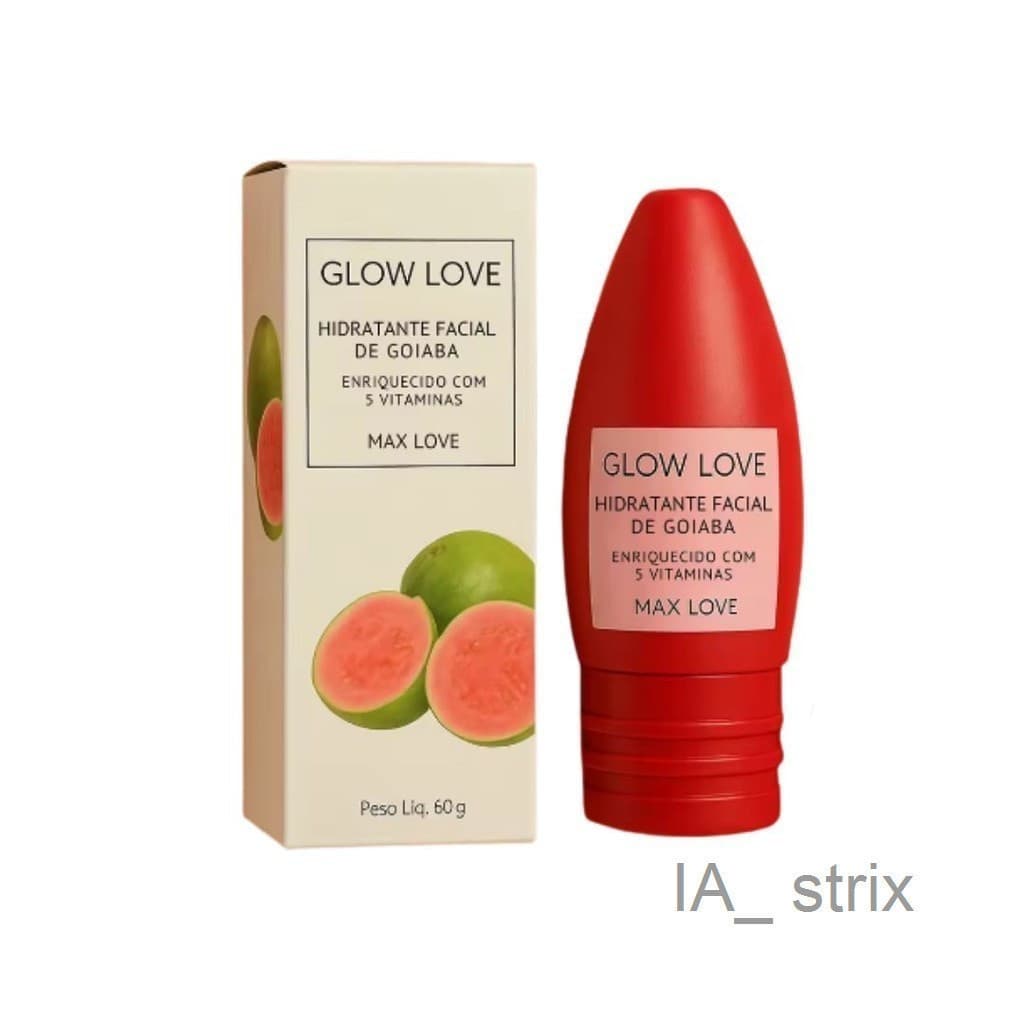 (V)Creme Hidratante Facial Max Love Glow Love GoiabaO4KP