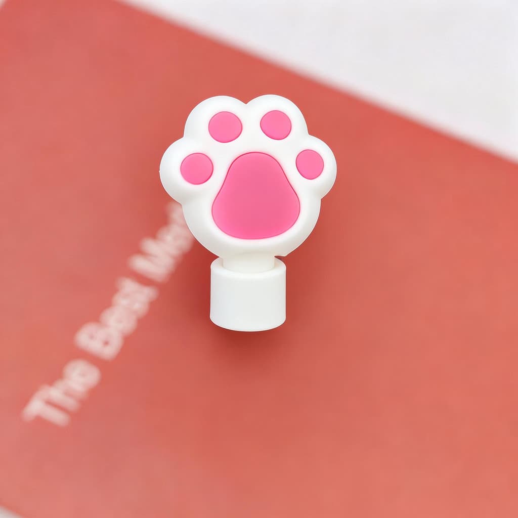 Tampa Canudo 10mm Natal Silicone Kawaii Personagens Fofos 🎄