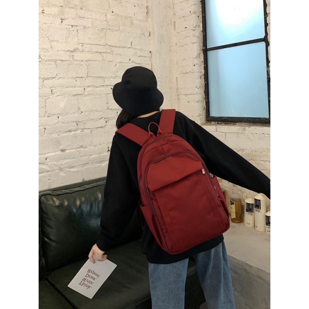 Francês MKPREF Design nicho mochila de grande capacidade feminino estudantes universitários estudantes do ensino médio m