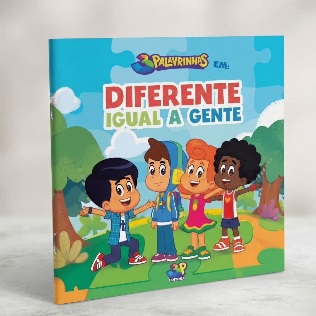 Diferente igual a gente - Livro Palu do 3 Palavrinhas