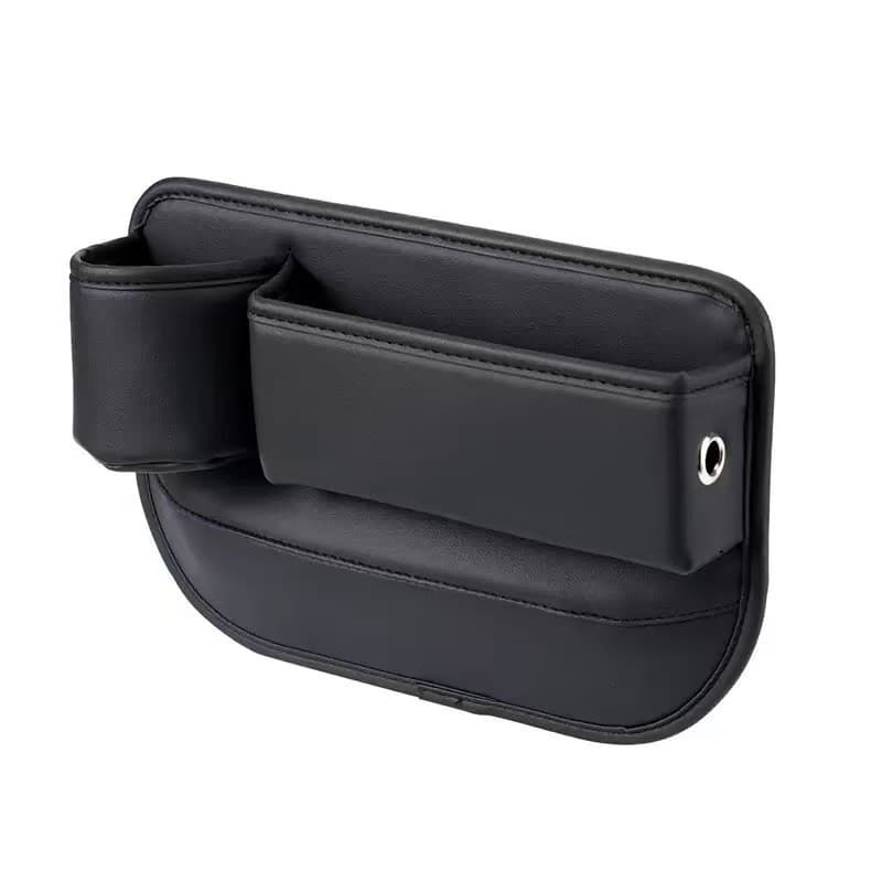 Console de Couro para Carro Organizador Lateral do Assento Multifuncional com Suporte Copo