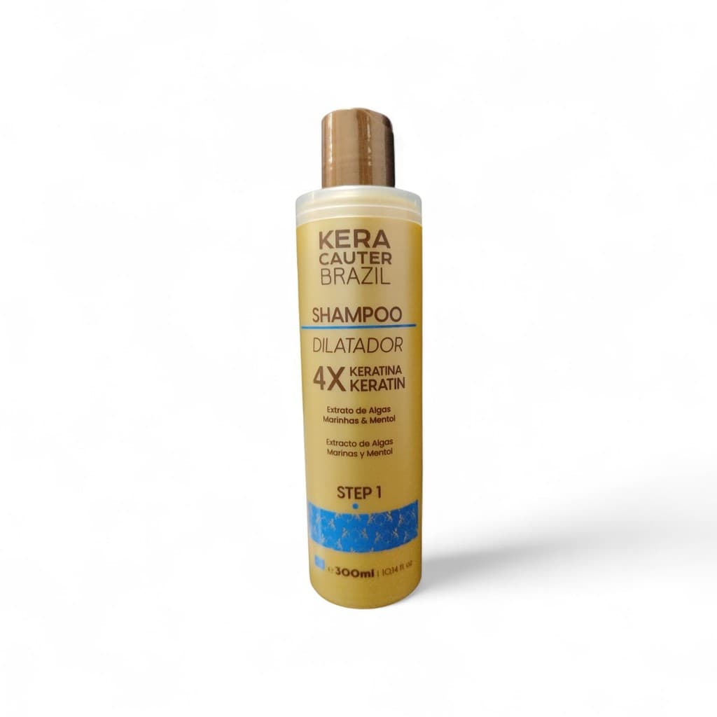 Shampoo Dilatador Kera Cauter  Anti Residuos Pre Natural