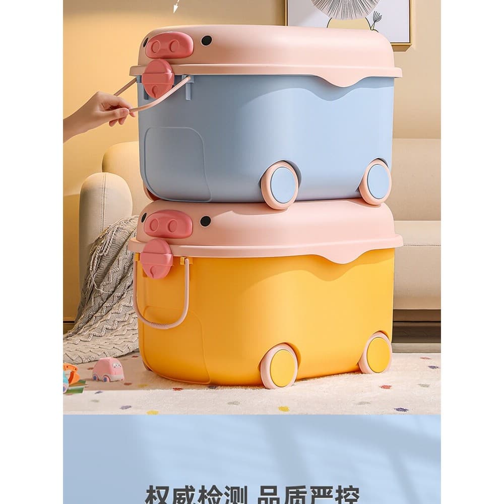 Xingyou caixa de armazenamento de brinquedos infantis cesta bebê lanche boneca caixa de armazenamento de roupas plástico
