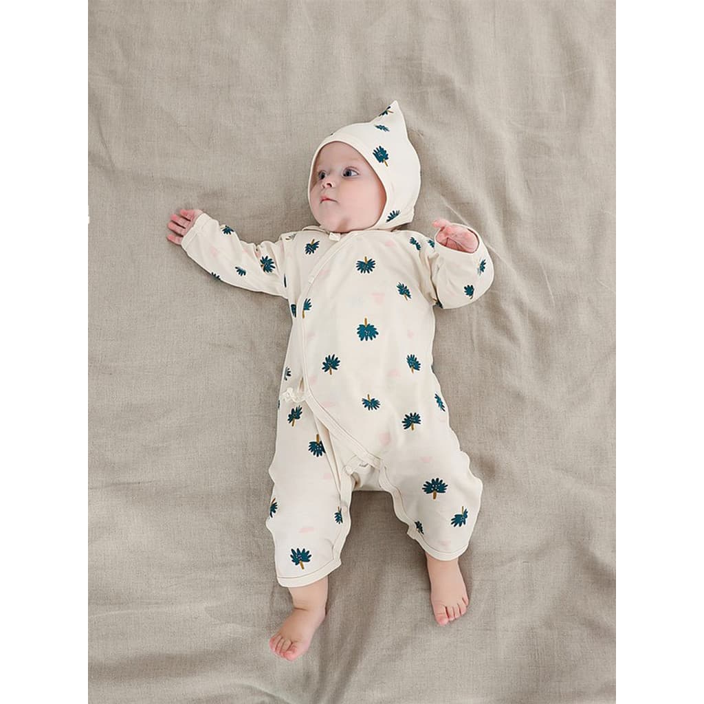 Macacão de bebê recém-nascido casa macacão primavera outono puro algodão pijamas menino bebê menina macacão primavera ve