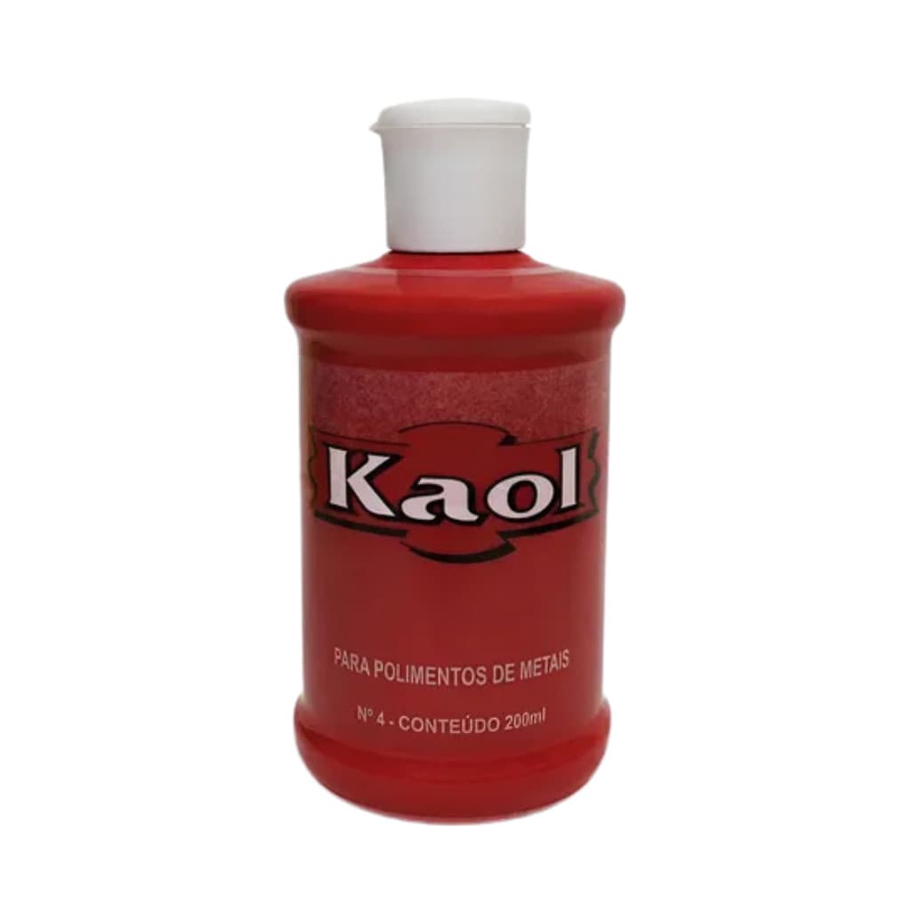 200ml - Kaol para Polimento e Brilho em Metais