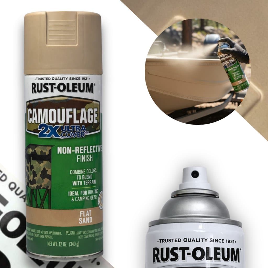 Spray Camuflagem Anti-reflexo Areia Ultra Fosco Rust Oleum