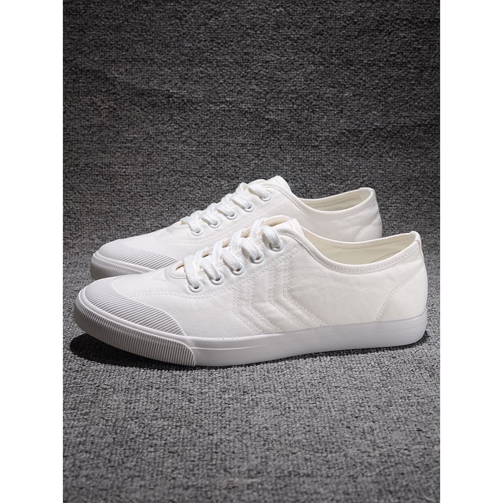 Sapatos de pano masculinos primavera outono rendas tênis casuais de cano baixo leve respirável branco versão coreana sap
