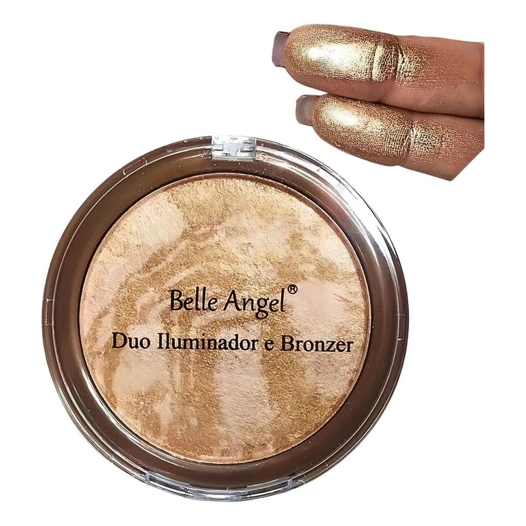 Duo Iluminador E Bronzer Belle Angel B025-u