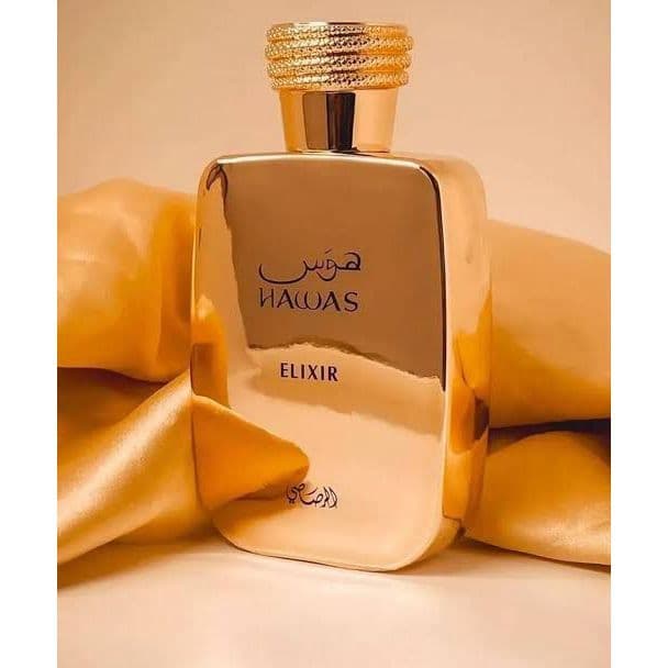 Perfume Masculino Hawas Elixir 100ml – Amadeirado, Aromático e Sofisticado | Alta Fixação | Original