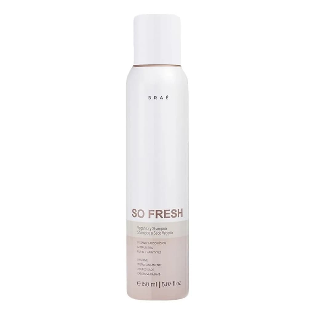 Shampoo a seco braé so fresh 150ml vegano antioleosidade