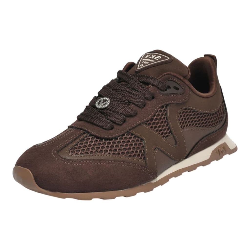 Tenis Feminino Confortavel Casual Pin Metalizado Via Marte