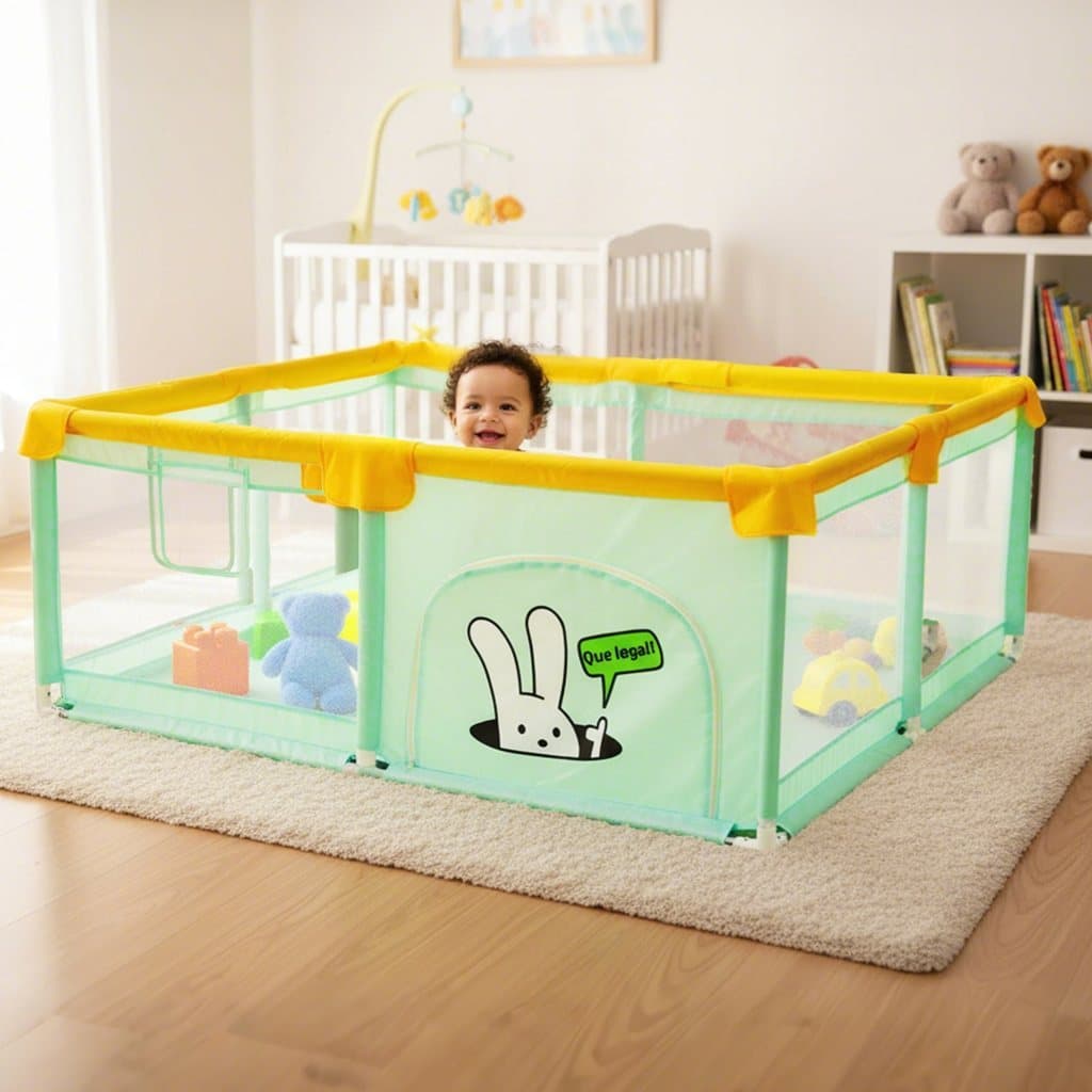 Cercadinho Bebe Infantil Proteção Portão 150x180 Double S