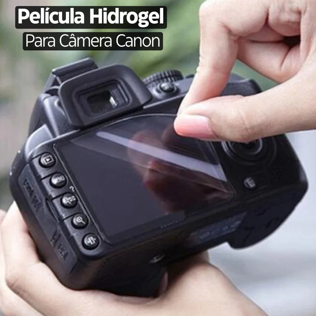 Pelicula Protetora Hidrogel Para Câmera Canon Todos Modelos