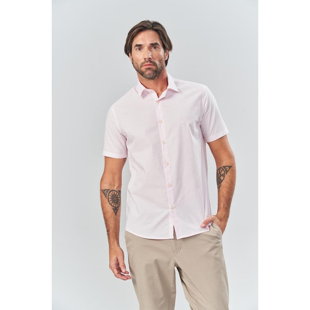 Camisa Manga Curta Basic Masculina Acostamento