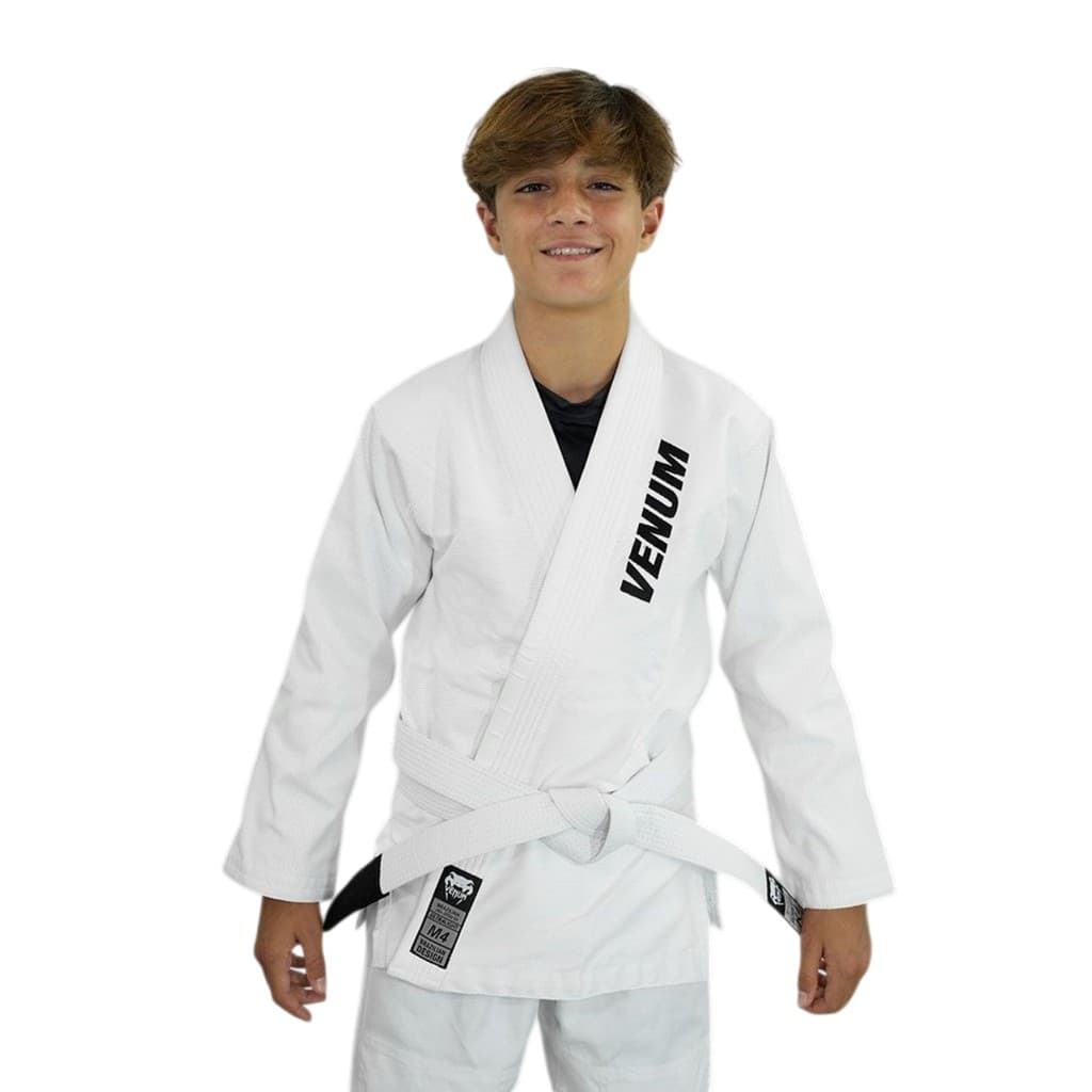 Kimono Venum Infantil Jiu Jitsu Competitor Branco 100% Algodão