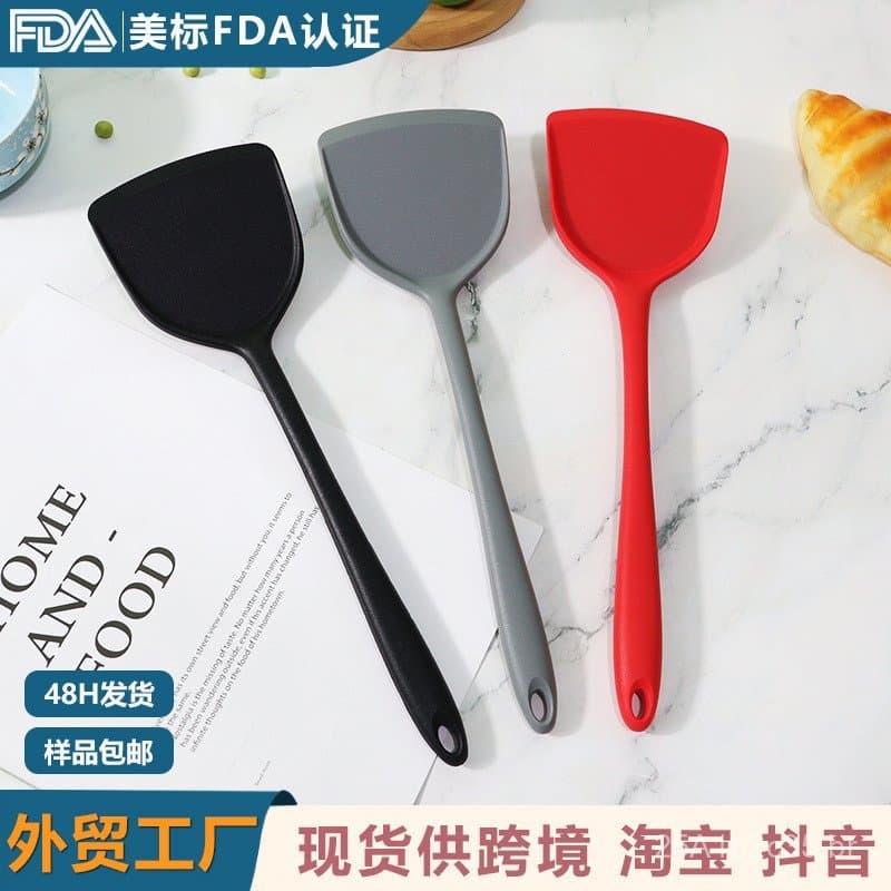 Espátula de silicone para panelas antiaderentes, espátula de silicone de qualidade alimentar, espátula de silicone resis