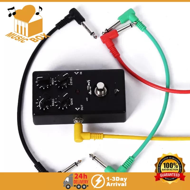 Cabo Colorido De Baixo Ruído Blindado Cabos De Áudio De Guitarra Elétrica Leva De Remendo De Pedal De Efeito