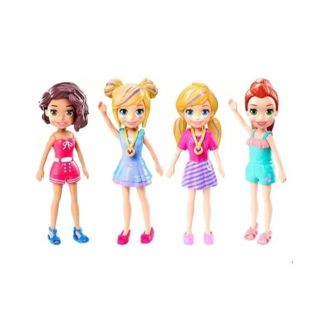 Kit 4 Polly Pocket Boneca Surpresa Modelo Aleatório - Mattel