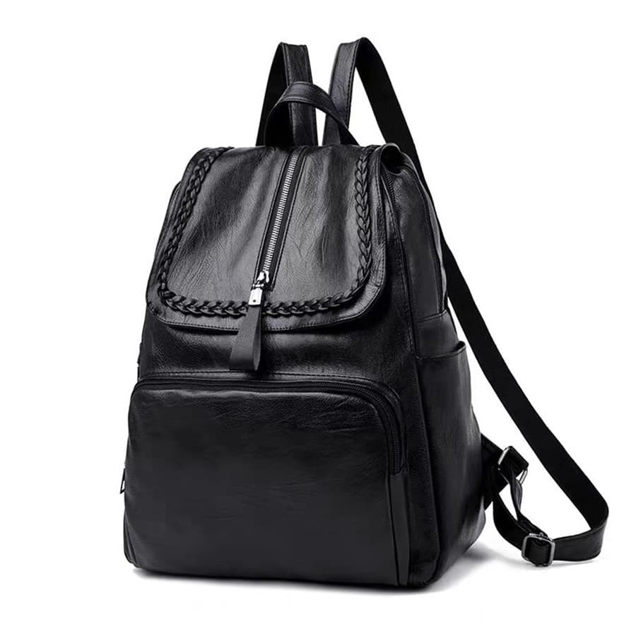 Mochila De Moda Feminina - Tecido PU De Alta Qualidade Artesanato Delicado, Textura Clara E Natural