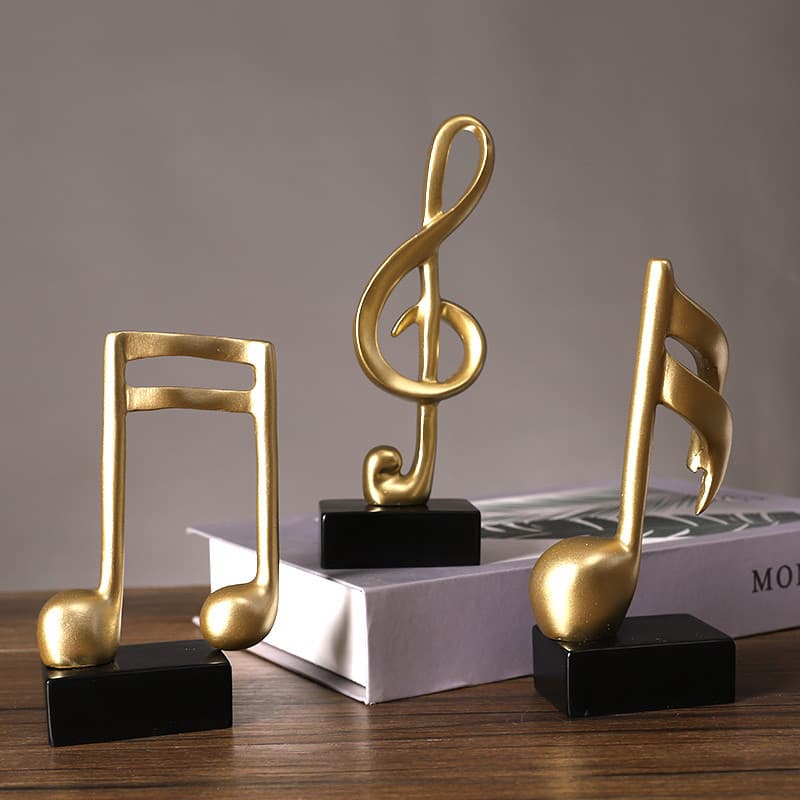 Armário de TV arte nota ornamentos high-end luz modelo de luxo sala estante armário de vinho high-end Piano música decor