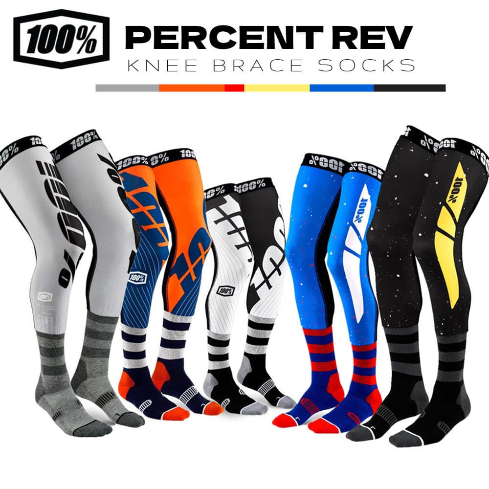 Marca Nova 2024 Meias De Joelho 100 % REV Adequadas Para Adultos/Motocross Dirt Bike/Universal