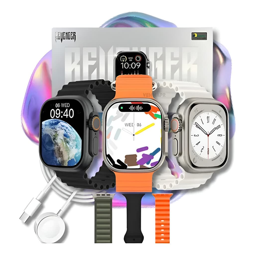 Relógio Smartwatch W61 Ultra 3 Pulseira Lançamento Revenger