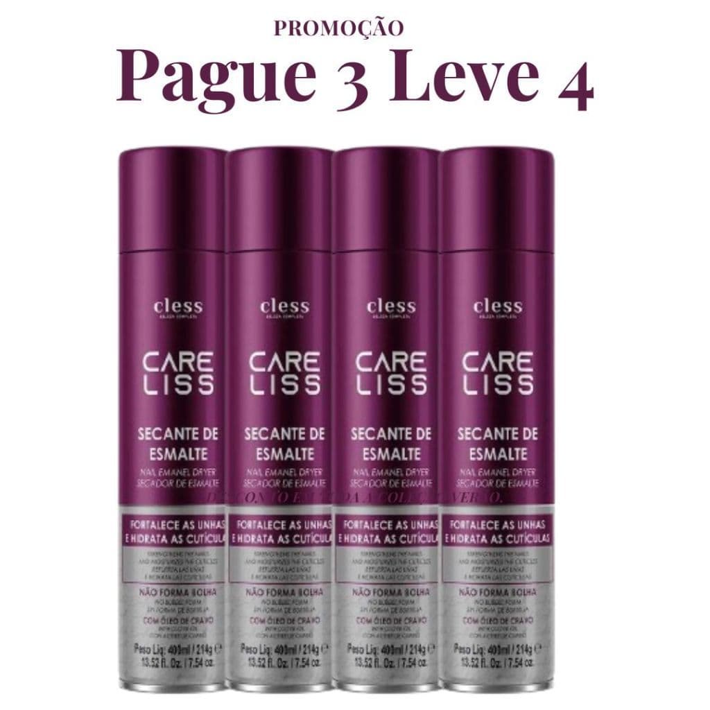 Kit Spray Secante de Esmalte Care Liss – Pague 3 e Leve 4