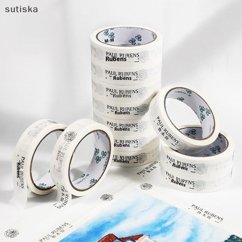 sutiska Rubens Fita Adesiva Aquarela 25mm X 20m Esboço Pintura A Óleo Artista De Fixação De Sem Rastros BR